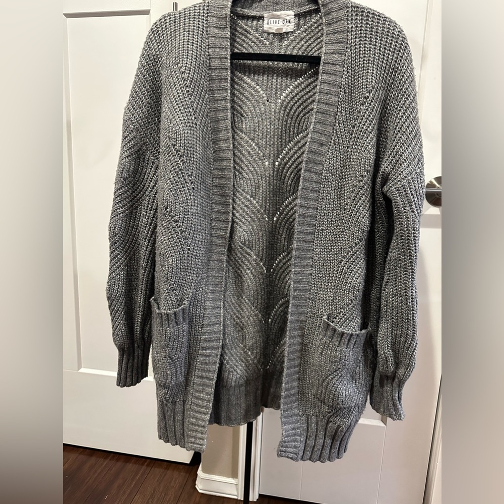 Olive and Oak grey cardigan
